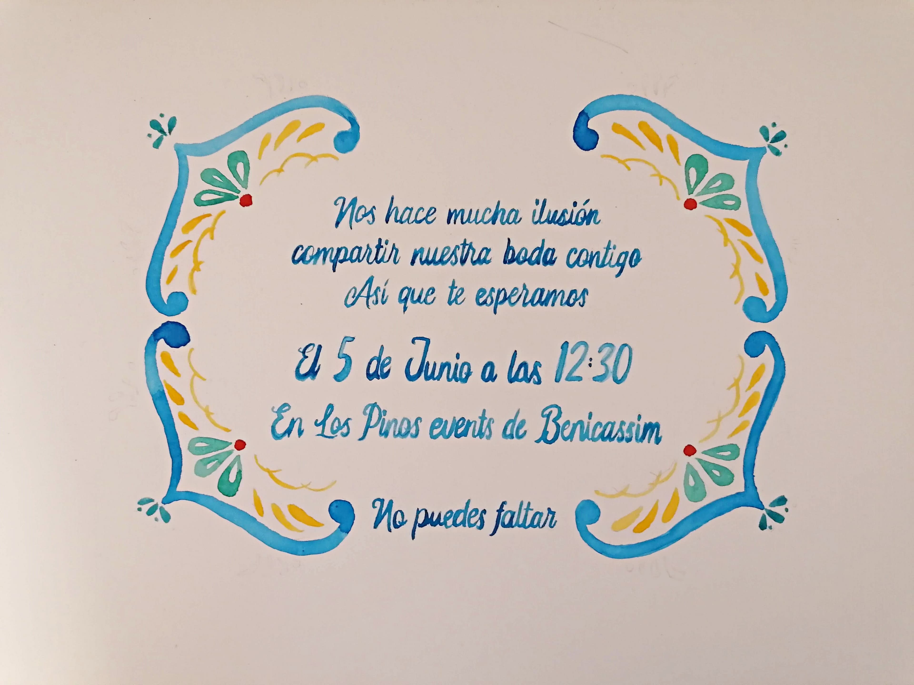 Invitación Boda Wedding